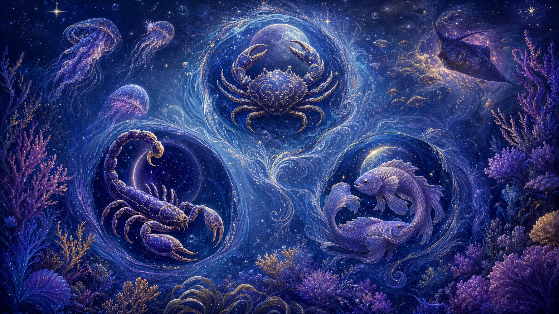 Water Element: Cancer, Scorpio, Pisces