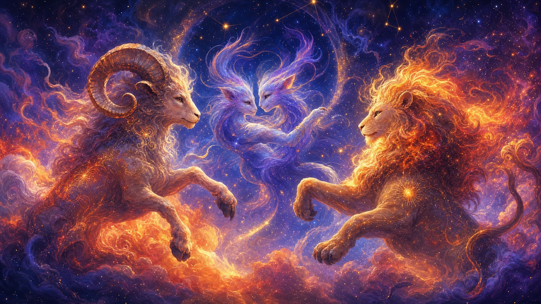 Fire Signs: Aries And Leo Dynamics