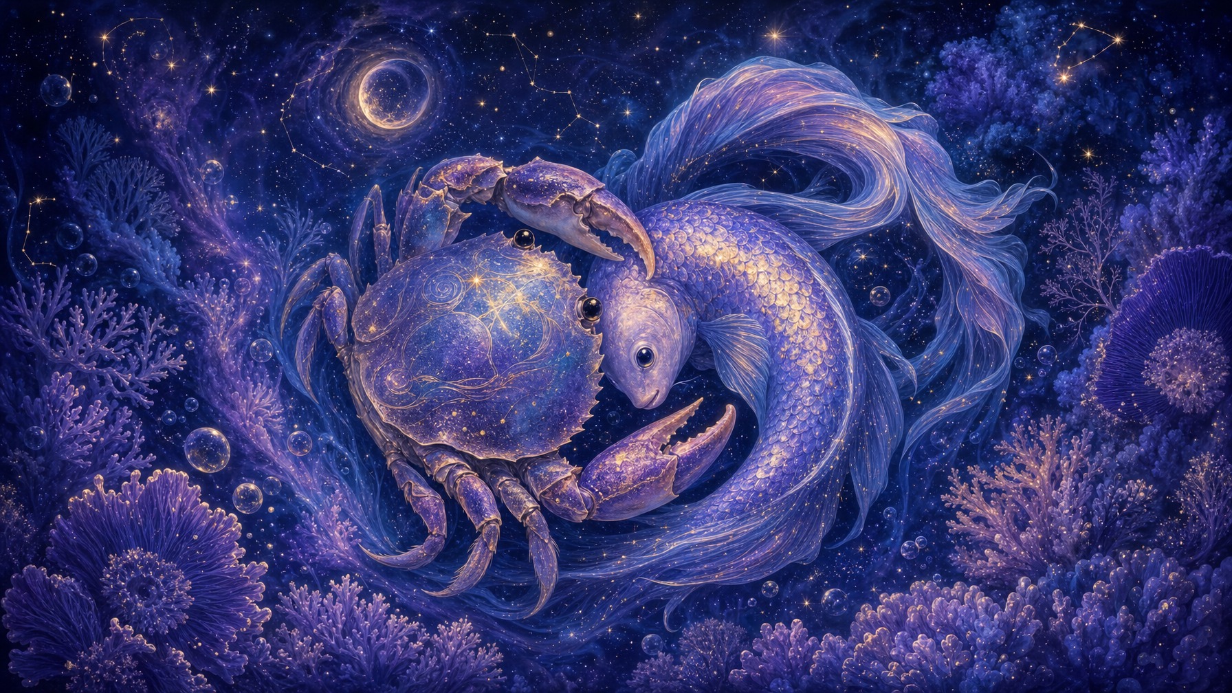 Cancer and Pisces: Emotional Depth Bonding