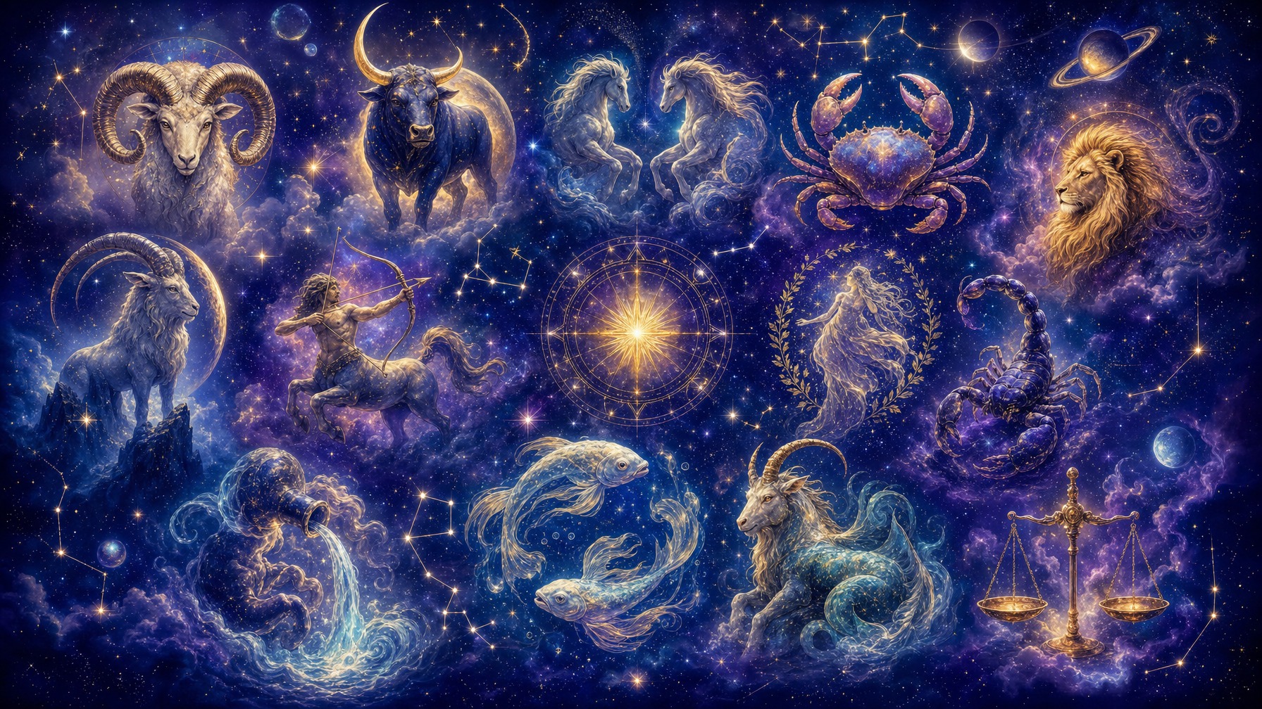 Mythological Symbols That Capture Each Zodiac Sign's Essence