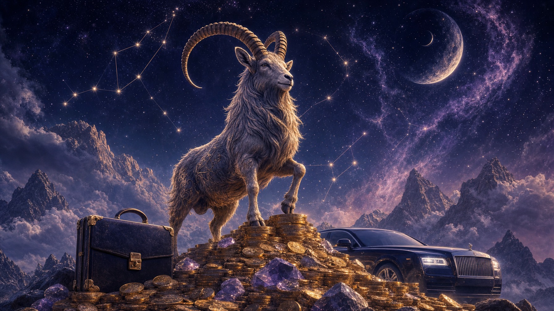 Capricorn: Ambition Drives Wealth Success