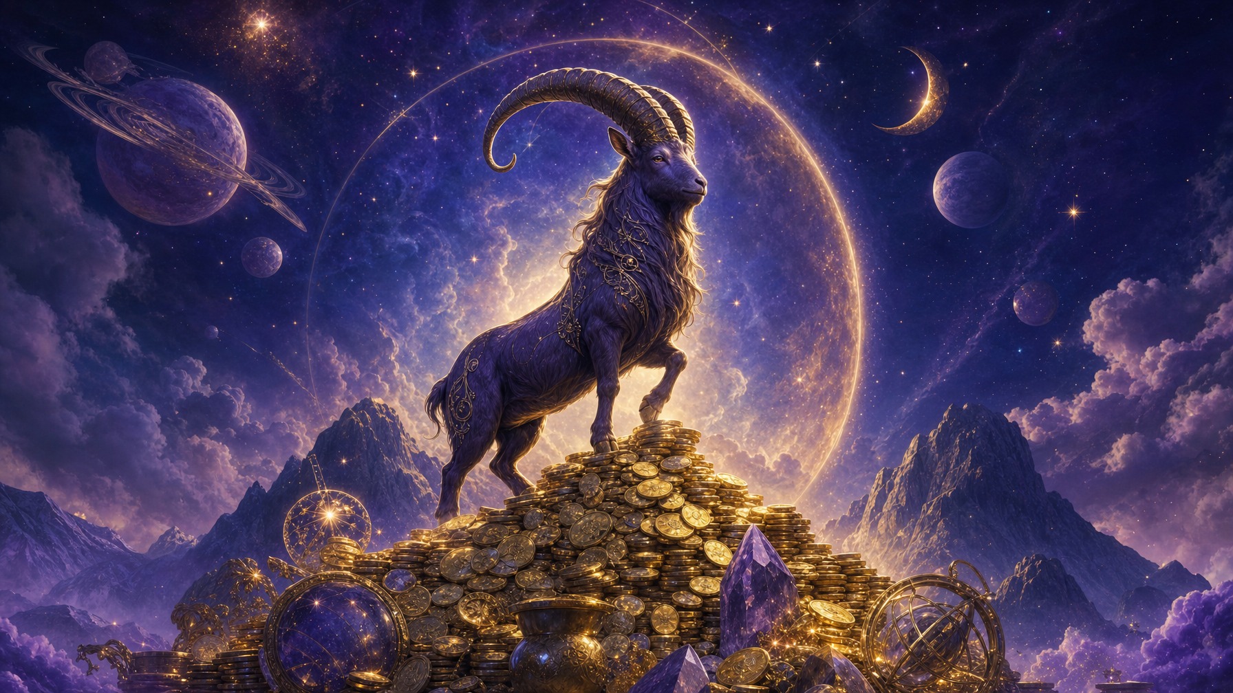 Capricorn: Ambitious Energy Attracts Wealth